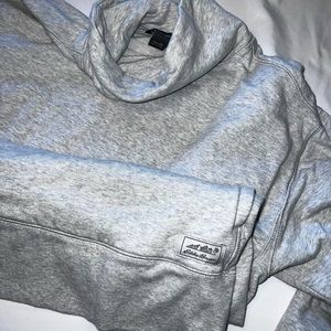 cowlneck pullover sweatshirt